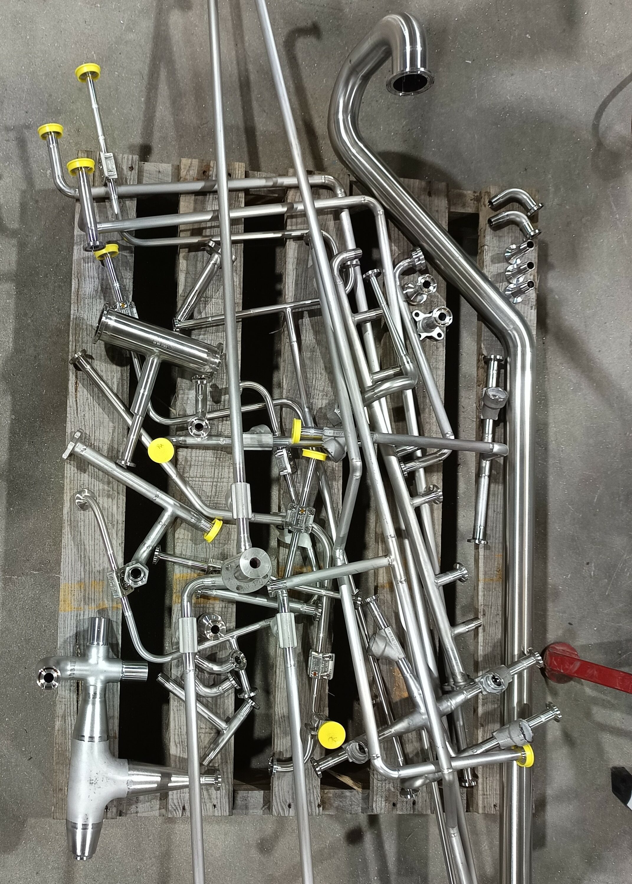 Tubing SMS et ASME pour Skid